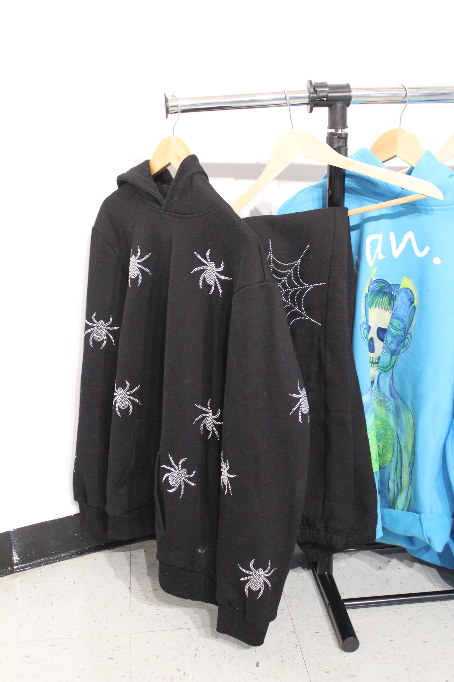 Black Spider Sweatpants