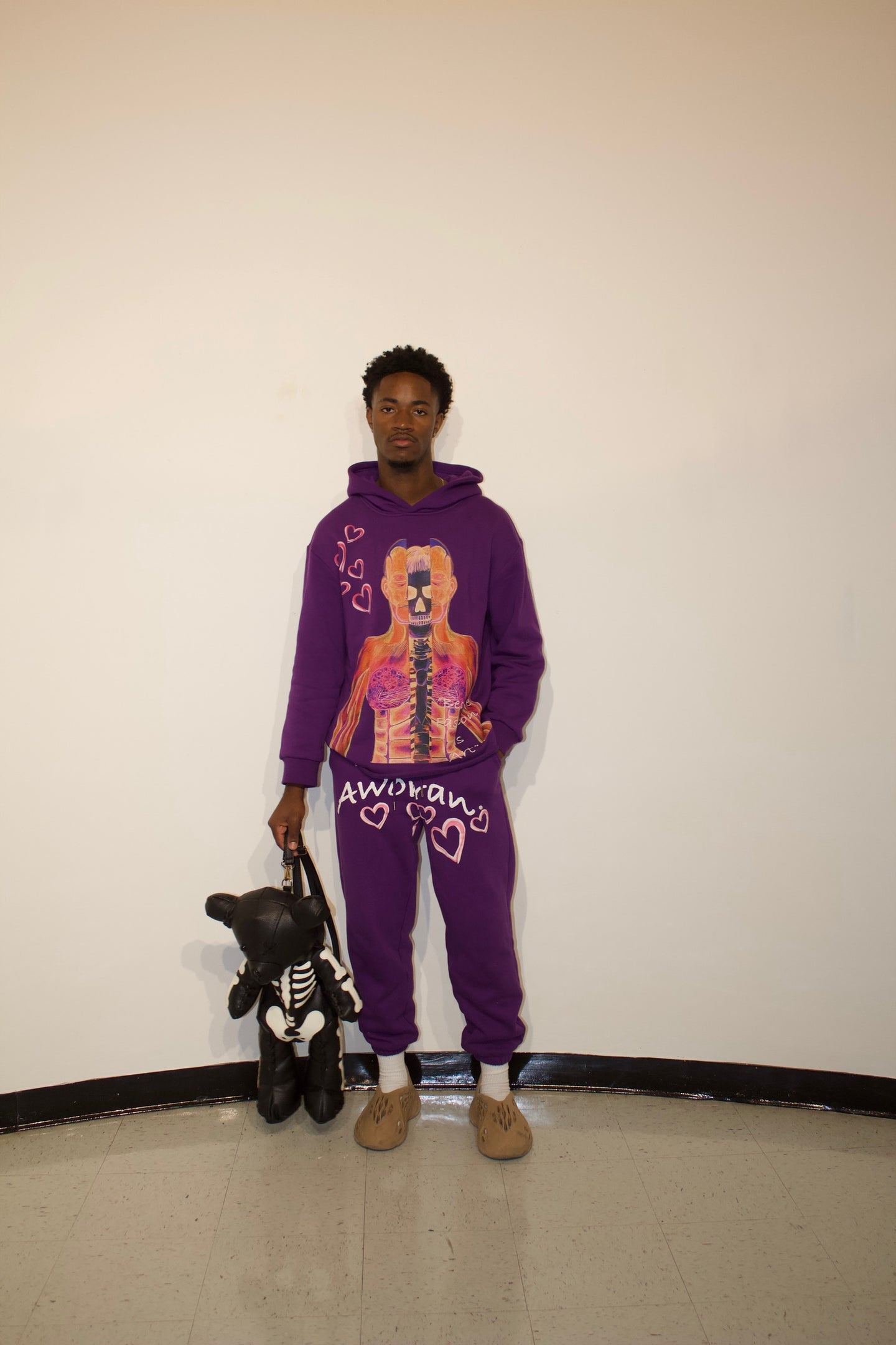 Purple Skully Sweatpants