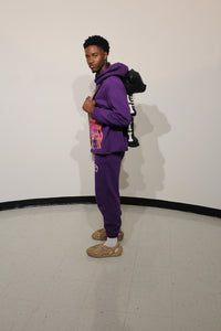 Purple Skully Hoodie