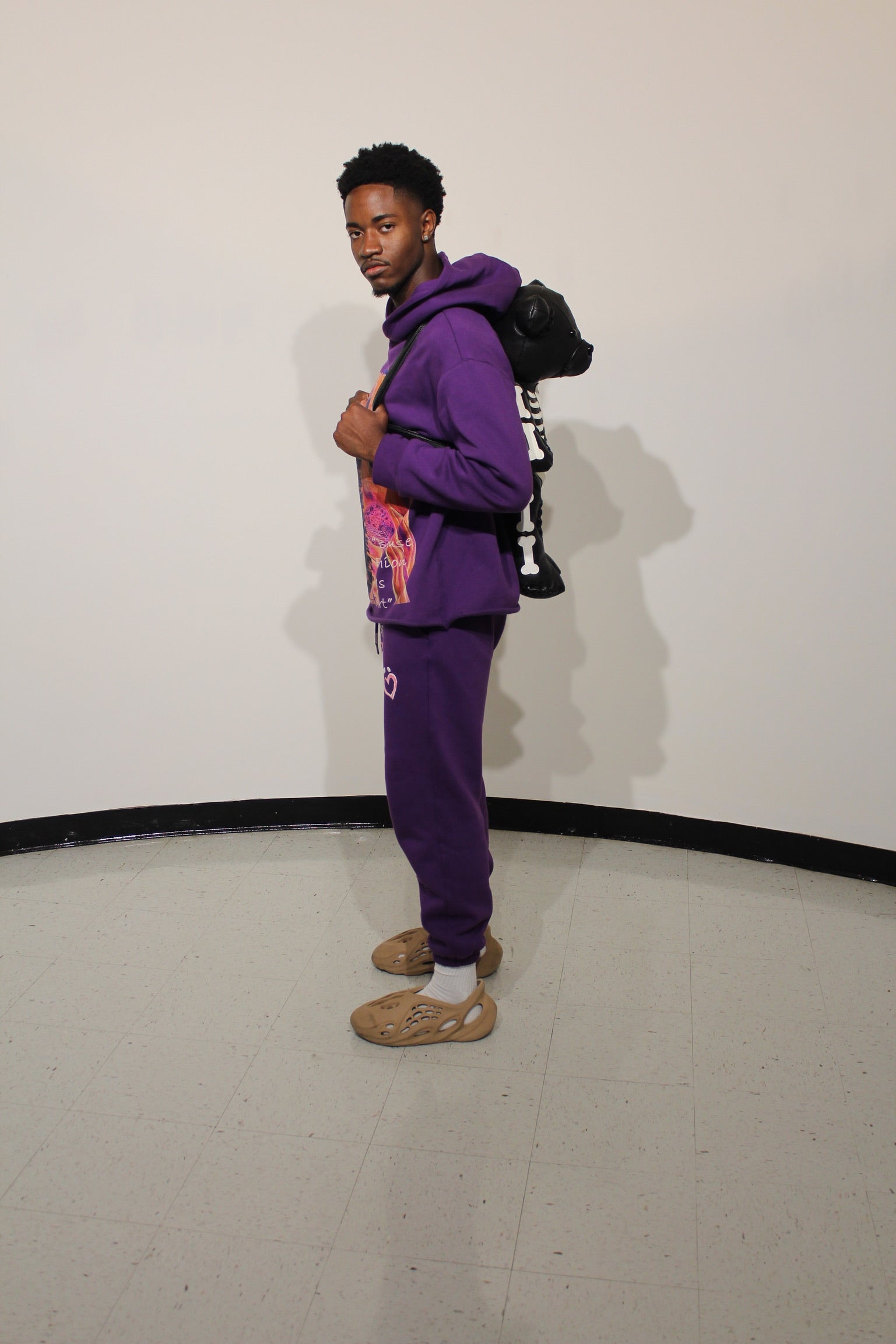 Purple Skully Hoodie