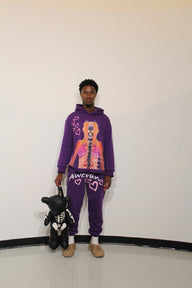 Purple Skully Hoodie