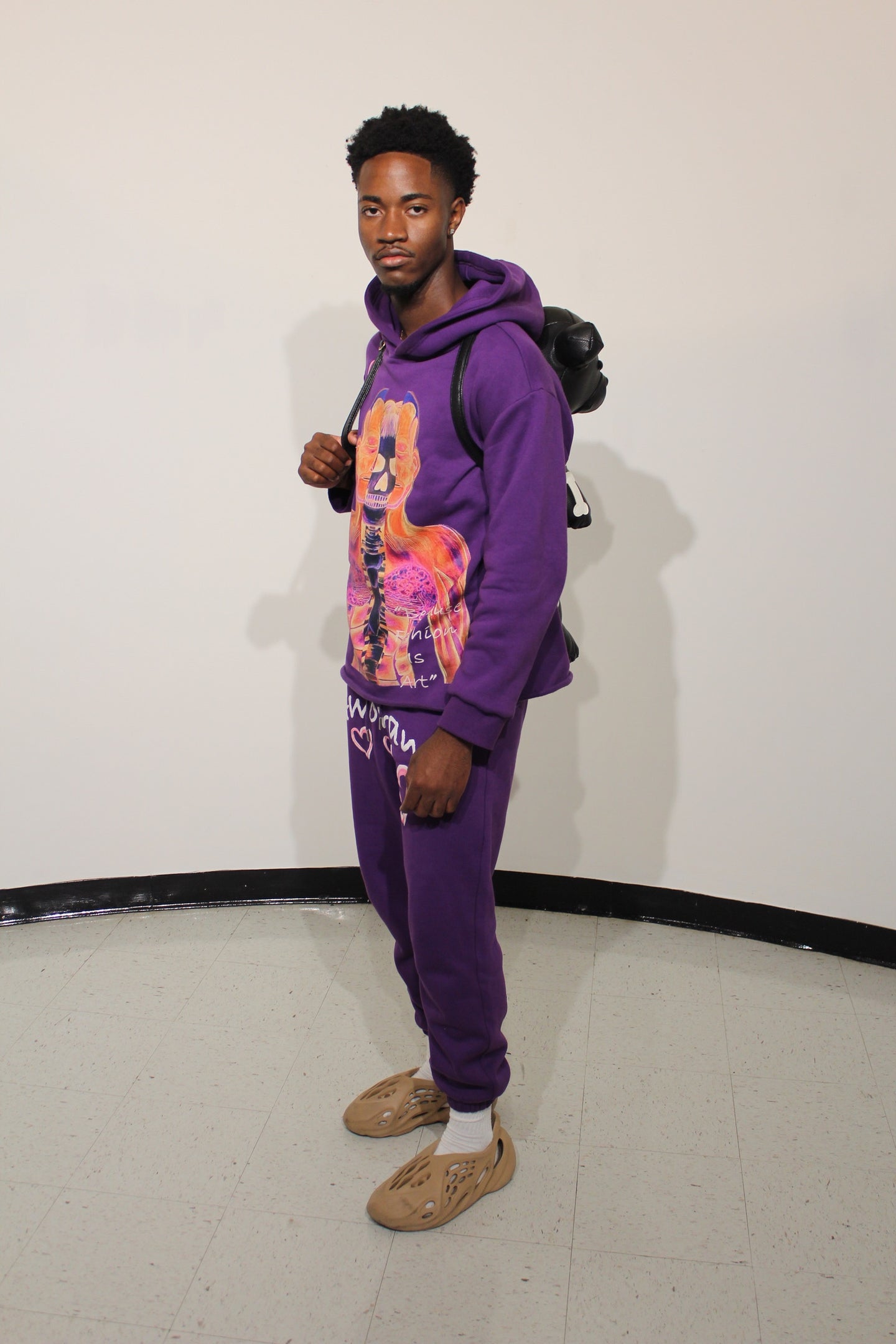 Purple Skully Hoodie