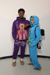 Purple Skully Hoodie