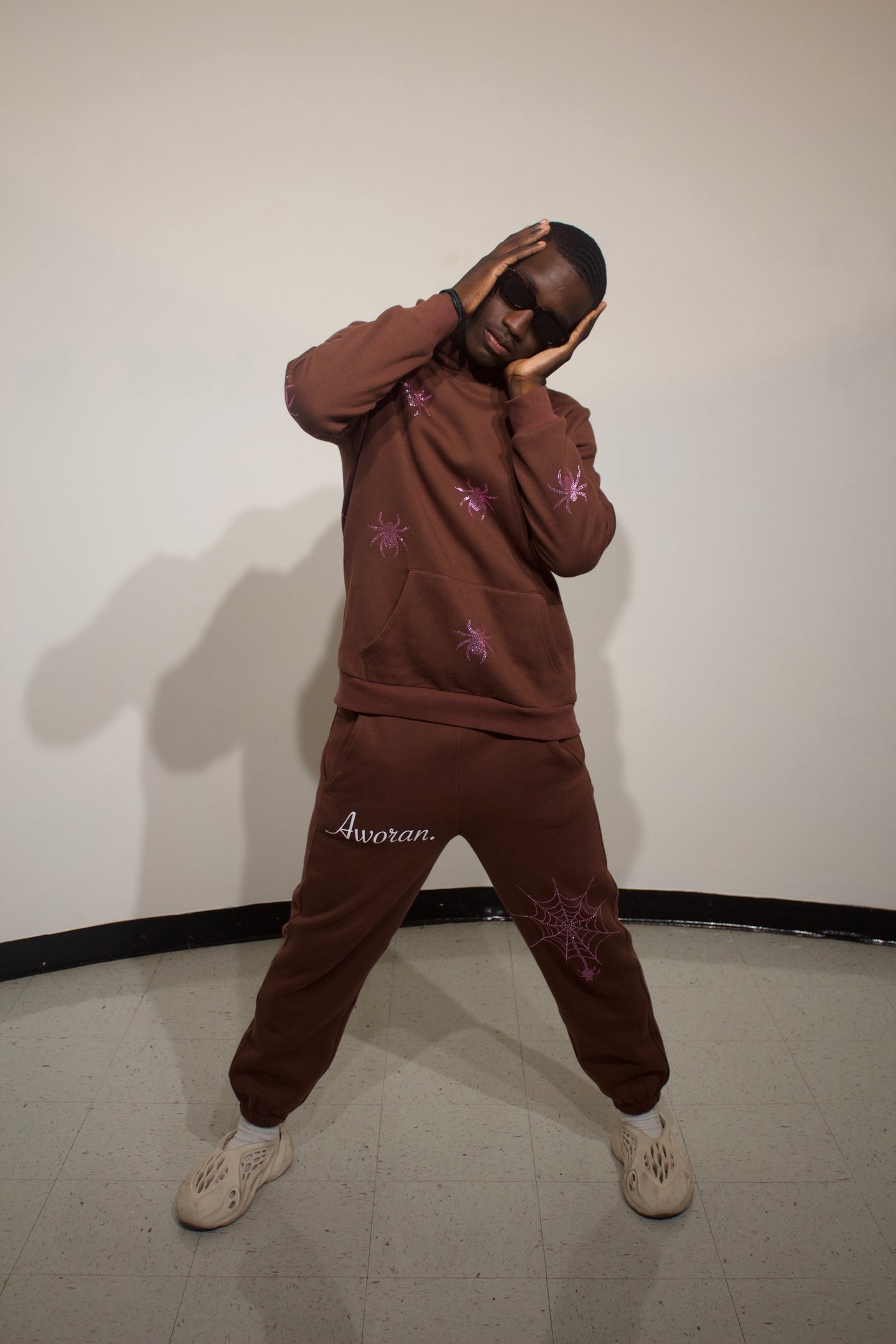 Brown Spider Hoodie