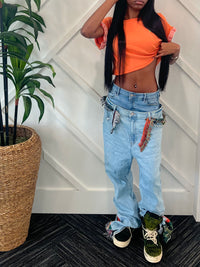 Short Sleeve Orange Baby Tee