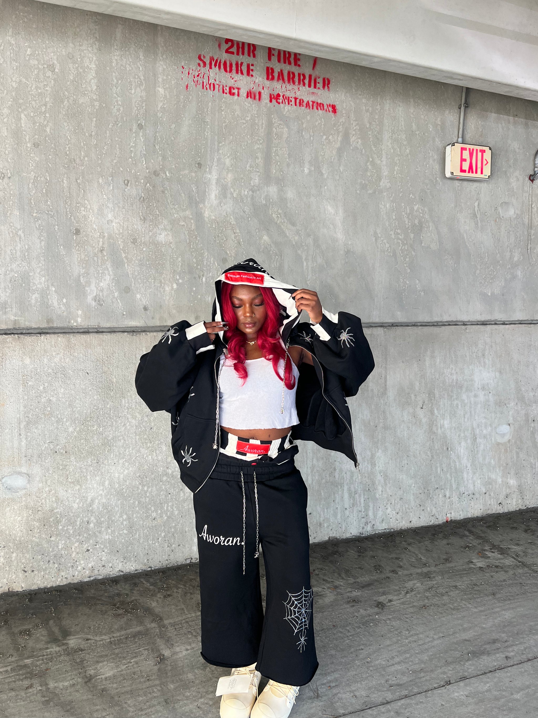 Black Spider 2.0 Zip Up Jacket