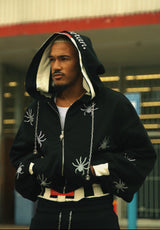 Black Spider 2.0 Zip Up Jacket