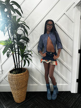 Blue Rhinestone Jacket