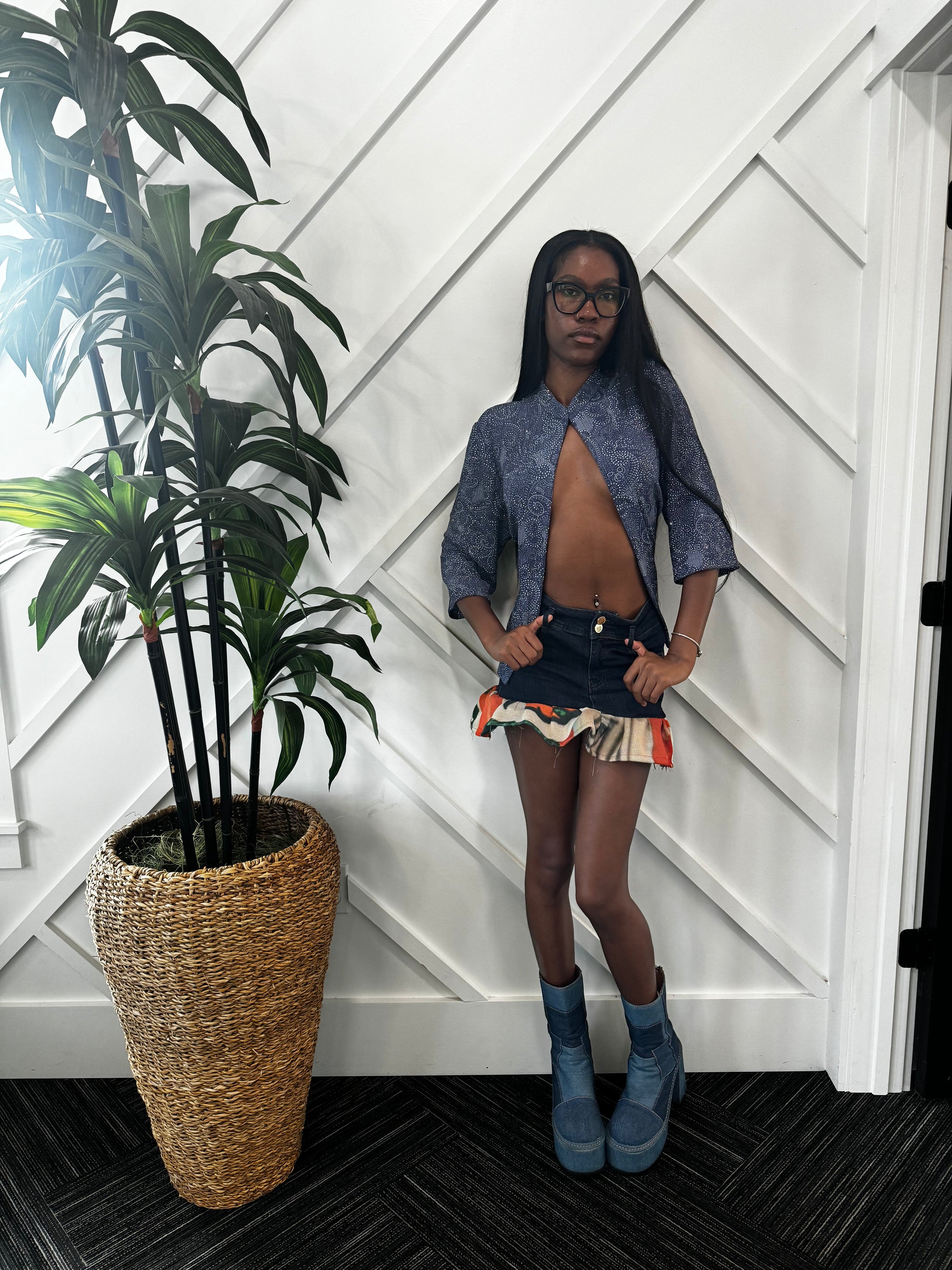 Blue Rhinestone Jacket