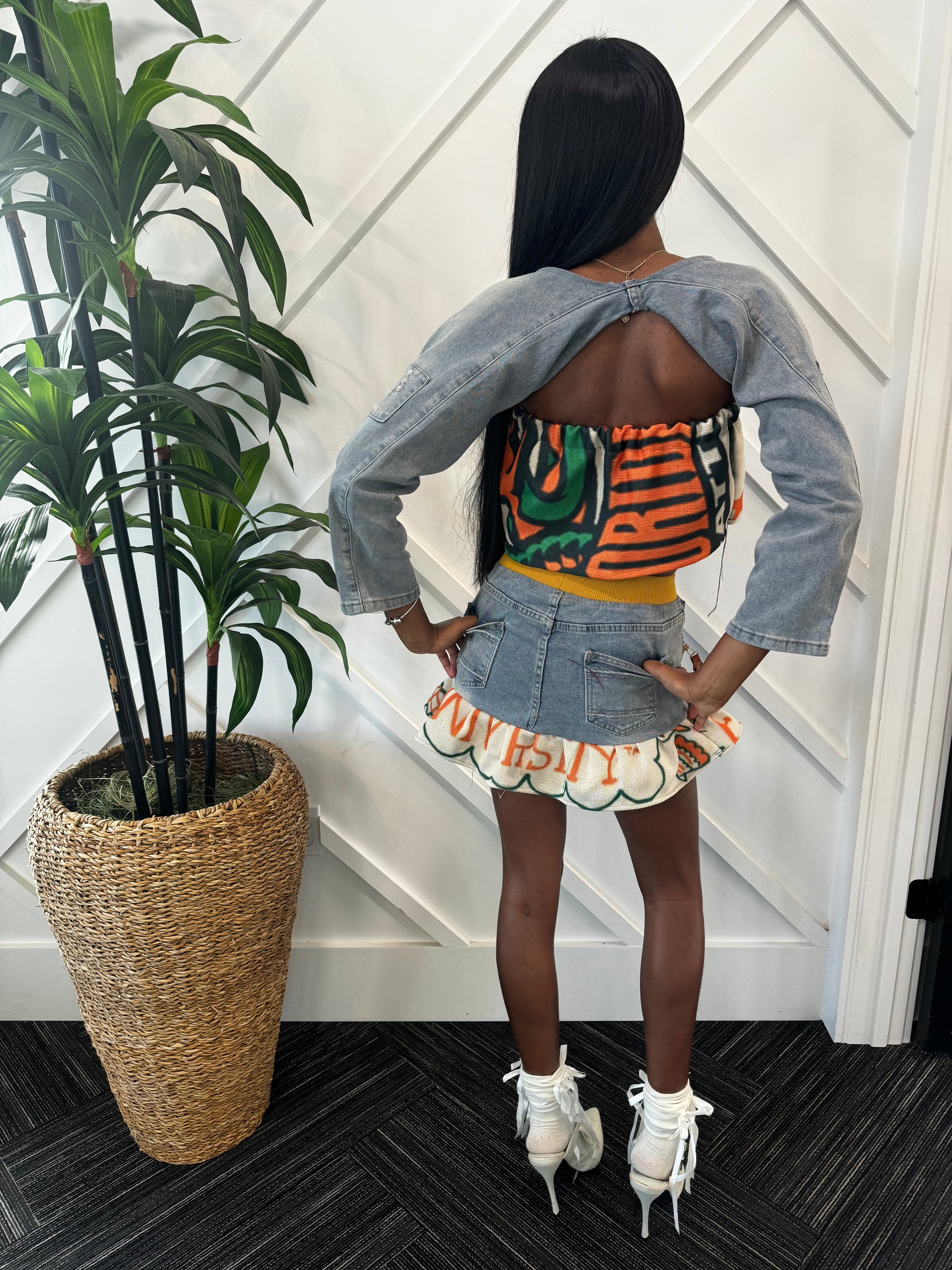 Famu Tapestry Top