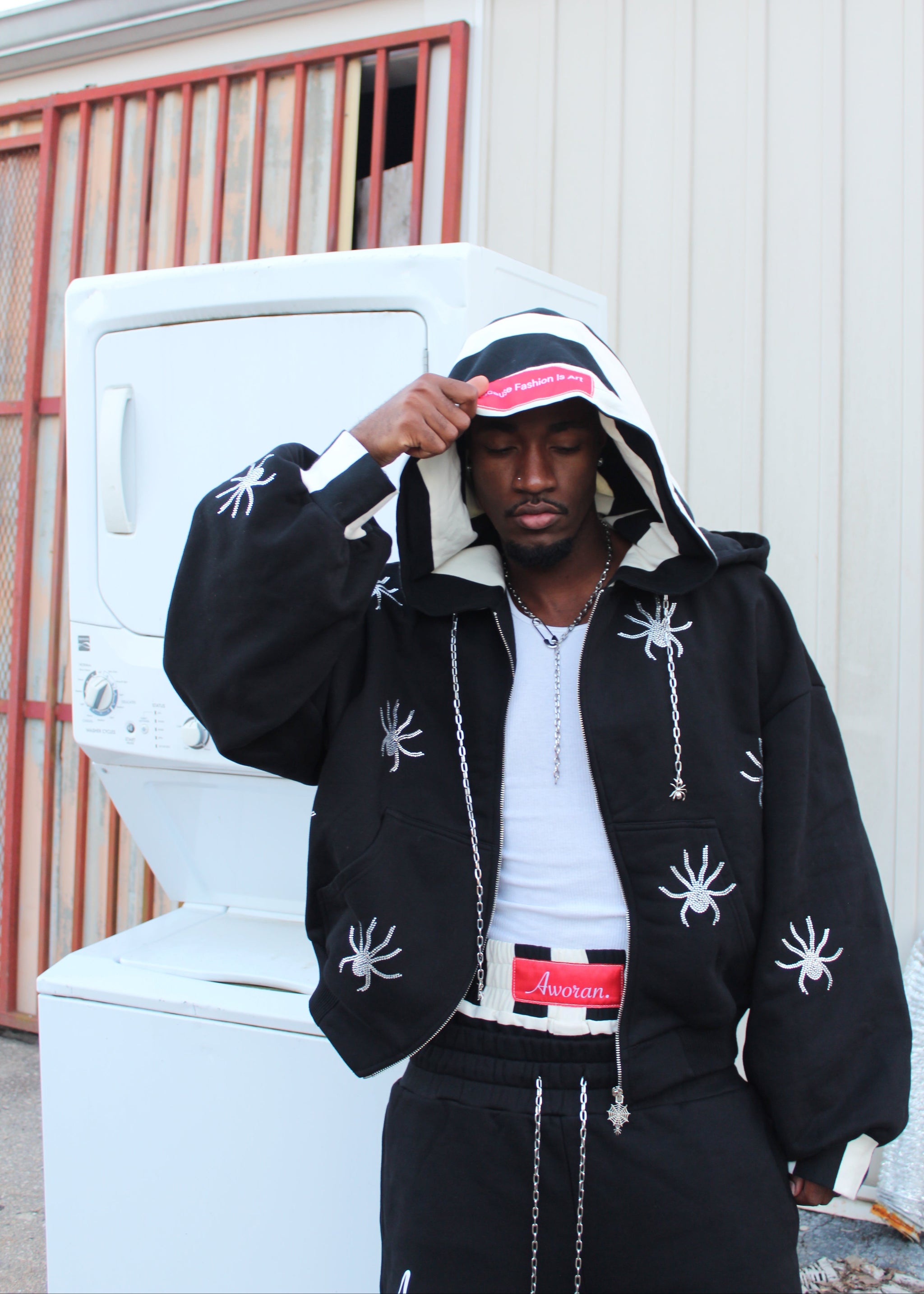 Black Spider 2.0 Zip Up Jacket