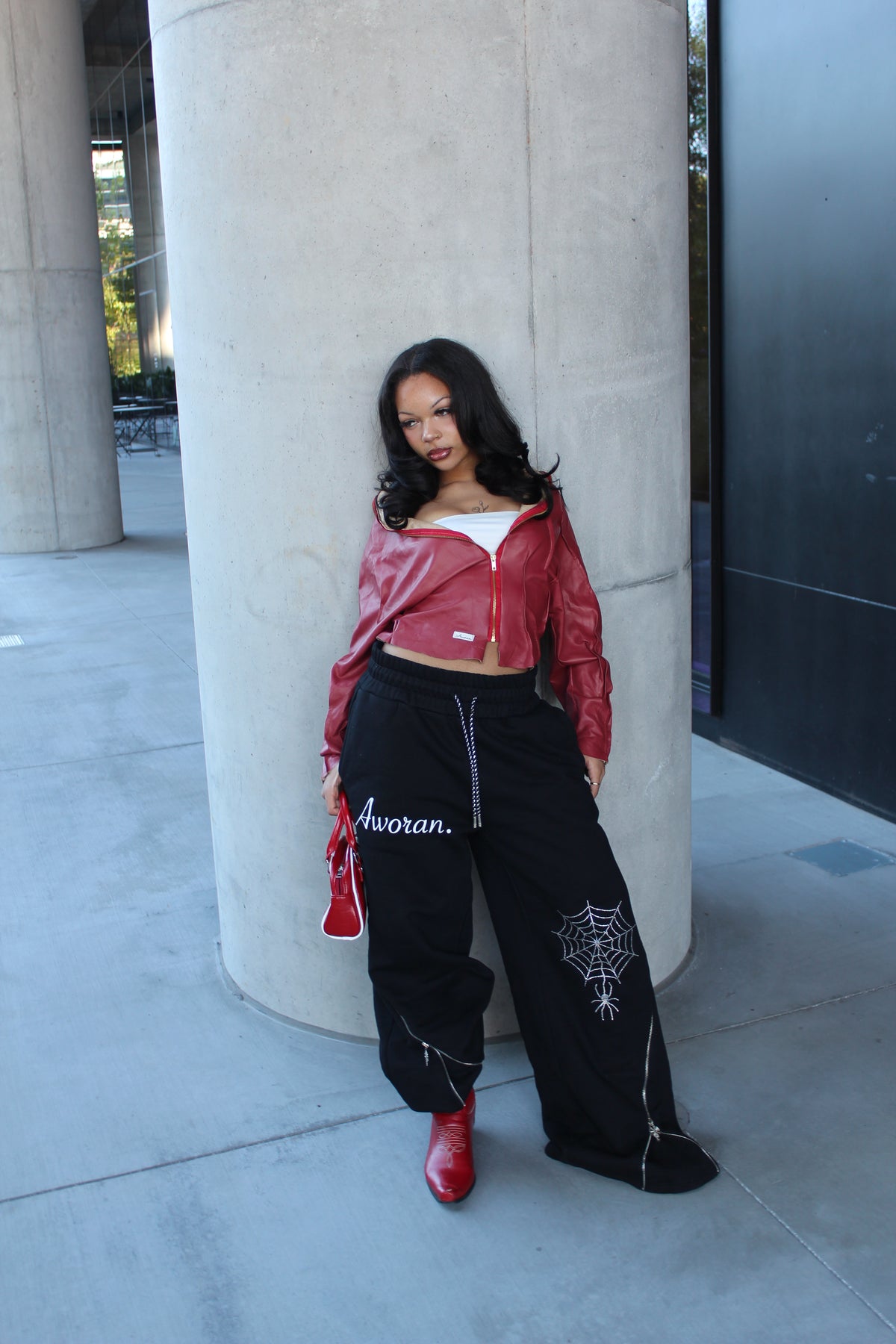 Black Spider 2.0 Full Length Zipper Sweats