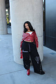 Black Spider 2.0 Full Length Zipper Sweats