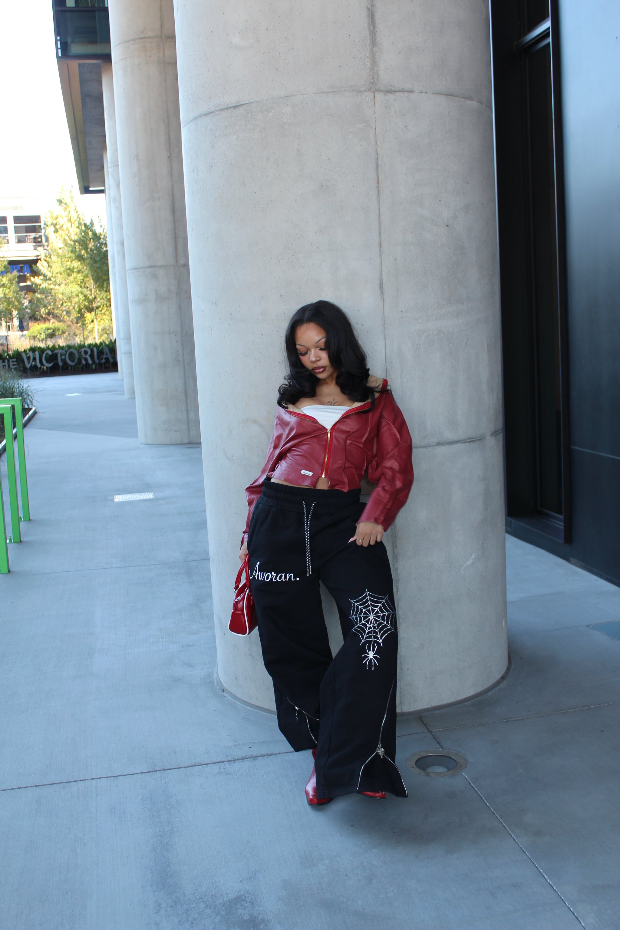 Black Spider 2.0 Full Length Zipper Sweats