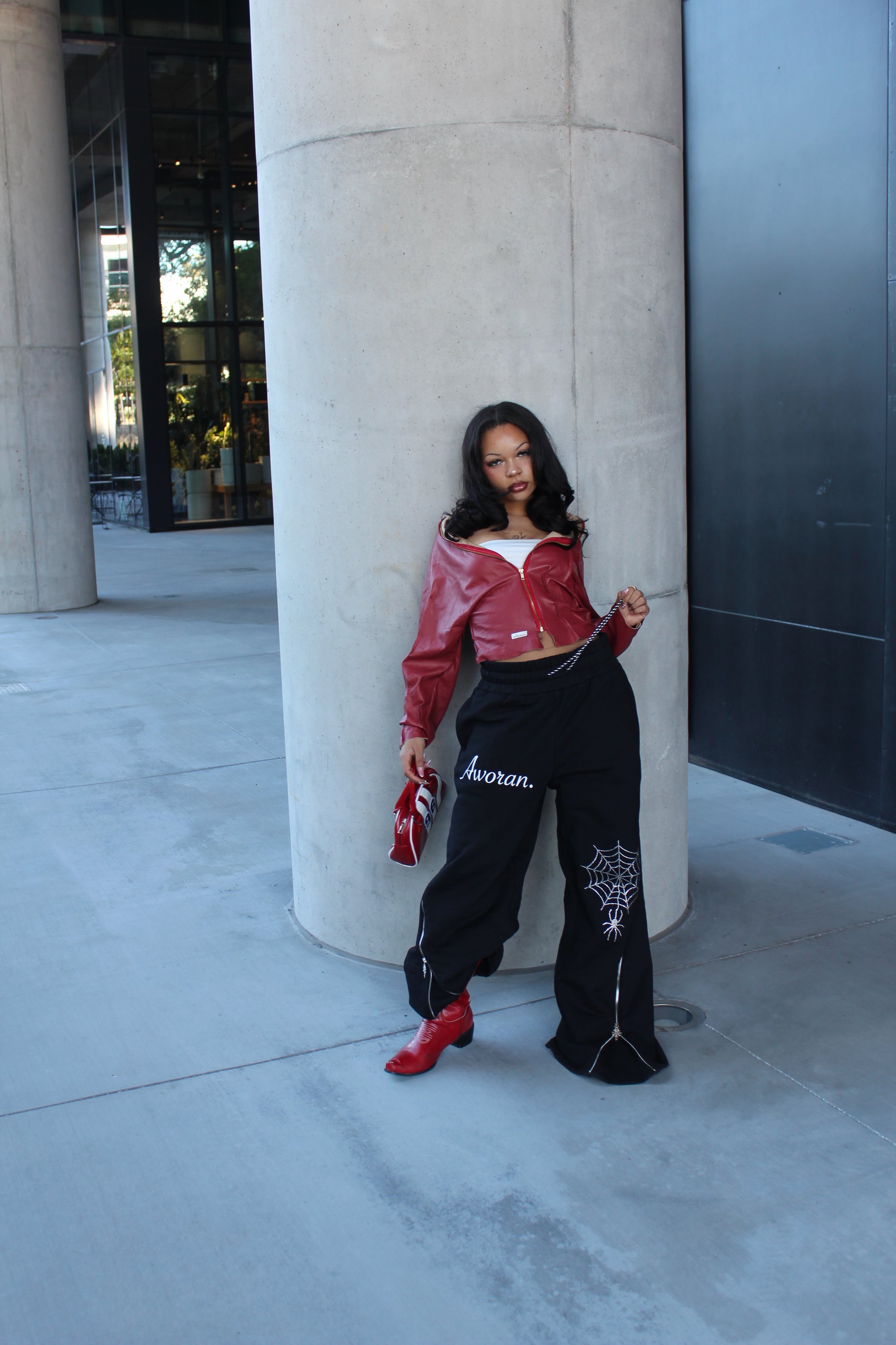 Black Spider 2.0 Full Length Zipper Sweats