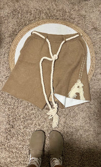 Mohair Knit Shorts