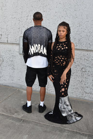 "Artiste" Crochet Bodycon Dress